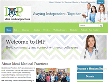 Tablet Screenshot of impcenter.org